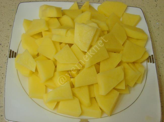 Kahvaltılık Soslu Patates - Yapılışı (2/12) 