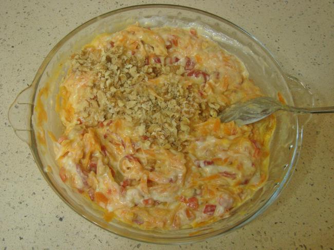 Köz Patlıcanlı Havuç Salatası - Yapılışı (7/12) 