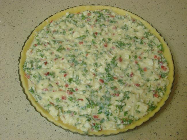 Peynirli Kiş - Yapılışı (11/16) 