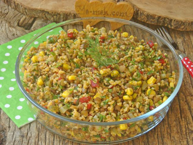 Mercimekli Bulgur Salatası - Yapılışı (14/16) 