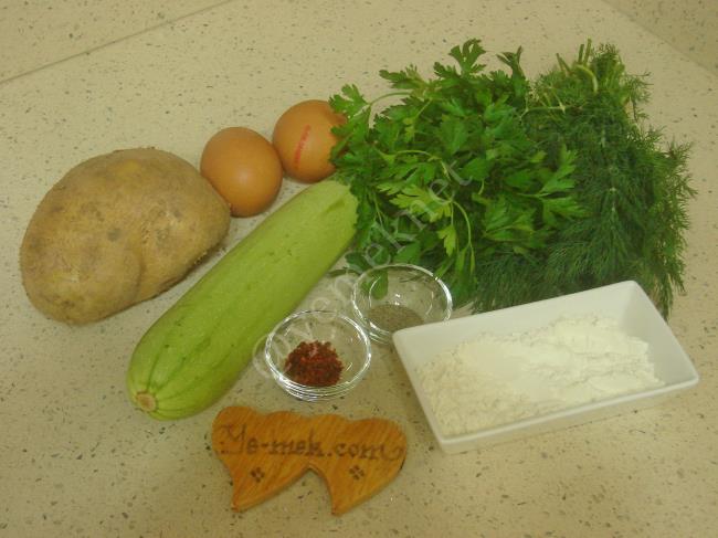 Patatesli Kabak Mücver - Yapılışı (1/12) 