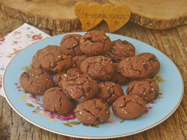 Sıvı Yağlı Kakaolu Kurabiye - Yapılışı (9/12) 