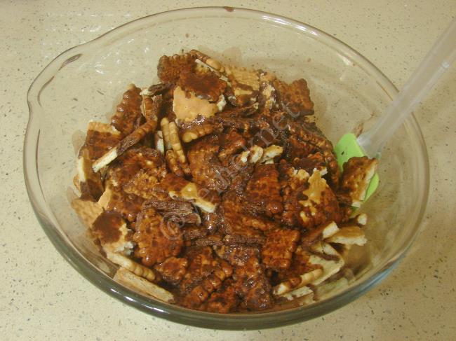 Kakaolu Mozaik Pasta - Yapılışı (7/12) 