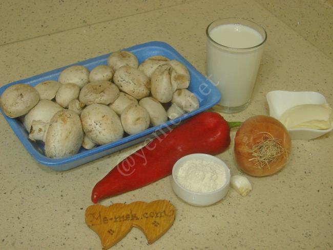 Kırmızı Biberli Mantar Çorbası - Yapılışı (1/12) 