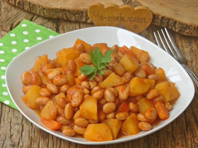Patatesli Barbunya Yemeği - Yapılışı (10/12) 