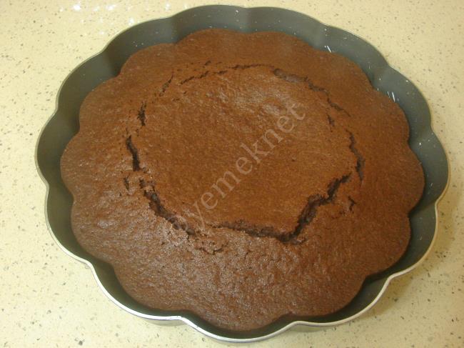 Portakallı Kakaolu Kek - Yapılışı (12/16) 