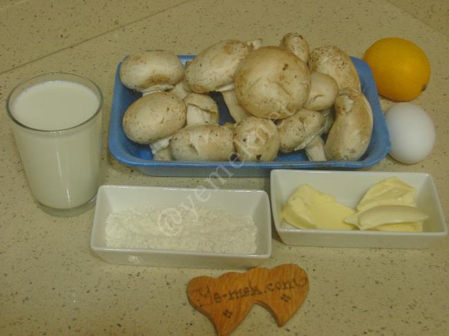 Terbiyeli Mantar Çorbası - Yapılışı (1/12) 