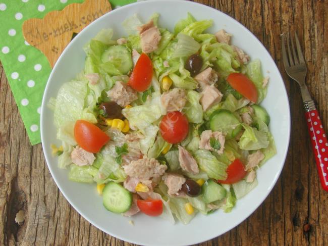 Doyurucu, Sağlıklı Ve Lezzetli Bir Salata : Ton Balıklı Salata