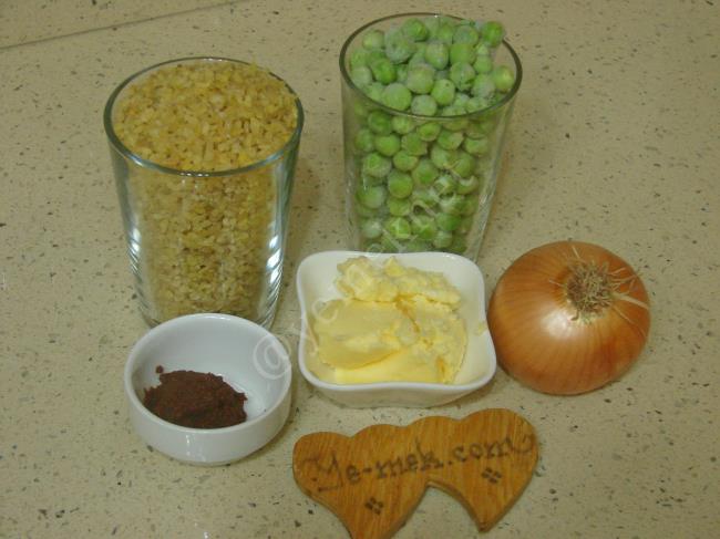 Bezelyeli Bulgur Pilavı - Yapılışı (1/12) 