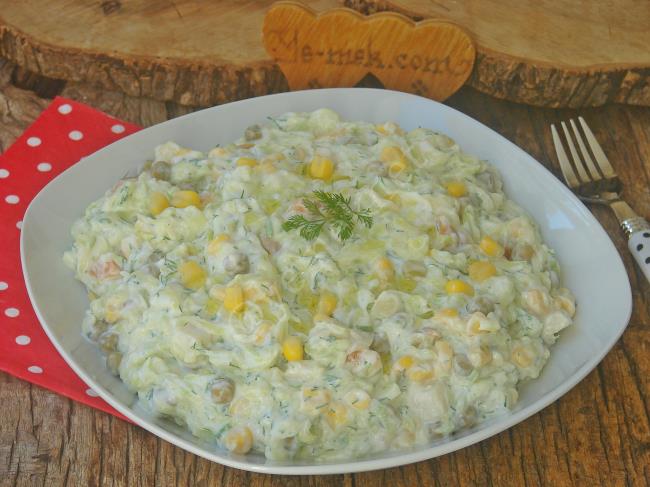 Garnitürlü Kabak Salatası - Yapılışı (9/12) 