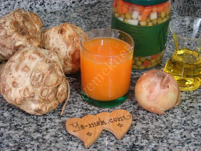 Garnitürlü Kereviz Yemeği - Yapılışı (1/8) 