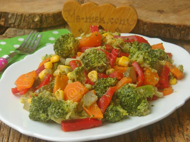 Zeytinyağlı Brokoli Salatası Nasıl Yapılır? (7/8) Resimli Yemek Tarifleri