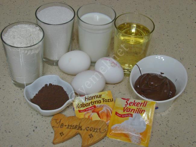 Çikolatalı Kek Malzemeleri (Bardak Ölçüsü İle Tam ve Eksiksiz Malzeme