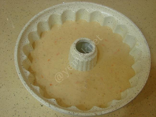 Portakallı Havuçlu Kek - Yapılışı (8/12) 