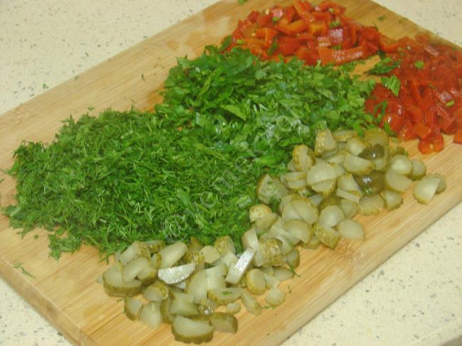 Nohutlu Buğday Salatası - Yapılışı (3/12) 