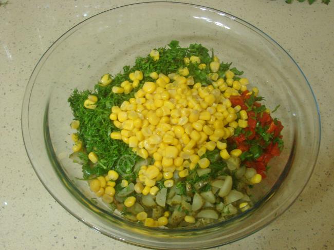 Nohutlu Buğday Salatası - Yapılışı (7/12) 