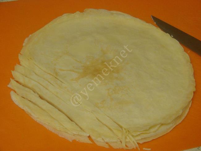 Tavuklu Krep Makarna - Yapılışı (10/16) 