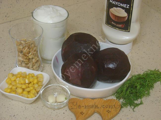 Mayonezli Pancar Salatası - Yapılışı (1/12) 