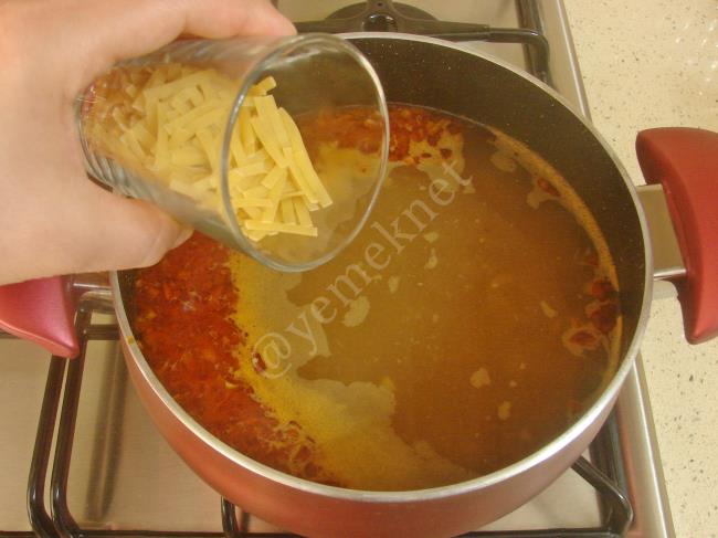 Püşürük Çorbası - Yapılışı (6/16) 