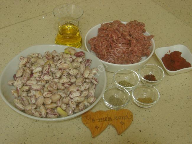 Köfteli Barbunya Yemeği - Yapılışı (1/16) 