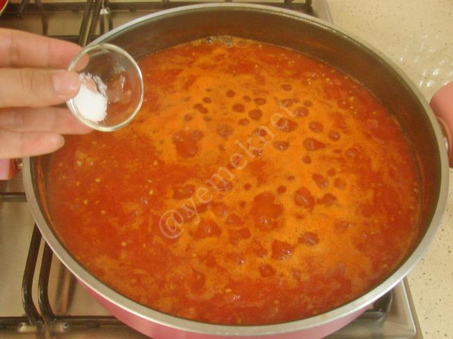 Domates Sosu Konservesi - Yapılışı (5/12) 