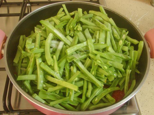 Kışlık Taze Fasulye Konservesi - Yapılışı (6/12) 