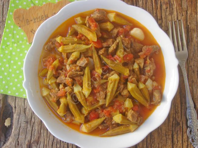 etli bamya tarifi nasil yapilir resimli yemek tarifleri