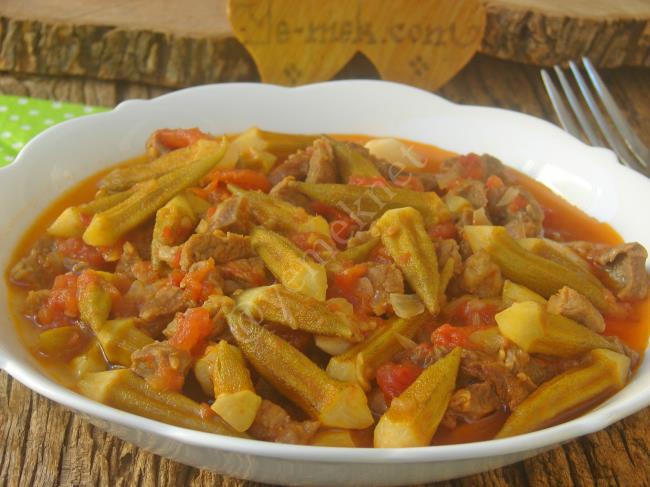 etli bamya tarifi nasil yapilir resimli yemek tarifleri