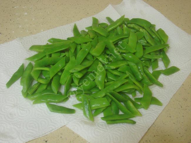 Şoklama Yöntemiyle Taze Fasulye Saklama - Yapılışı (7/12) 