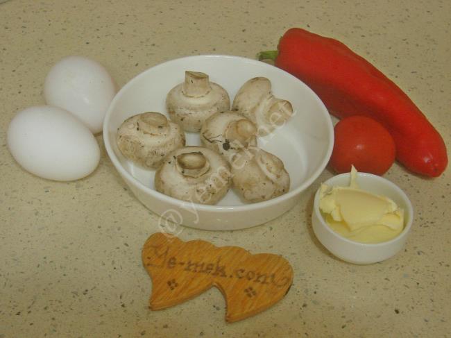 Mantarlı Kaşarlı Omlet - Yapılışı (1/12) 