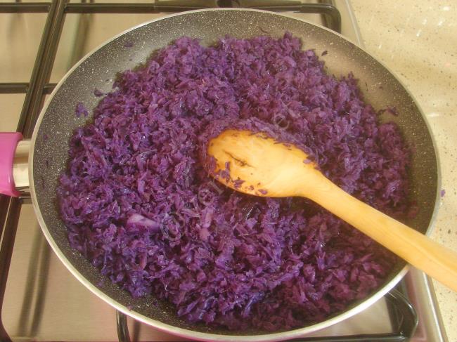 Mor Lahana Tarator - Yapılışı (4/8) 