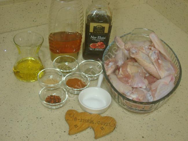 Fırında Ballı Tavuk Kanat - Yapılışı (1/12) 