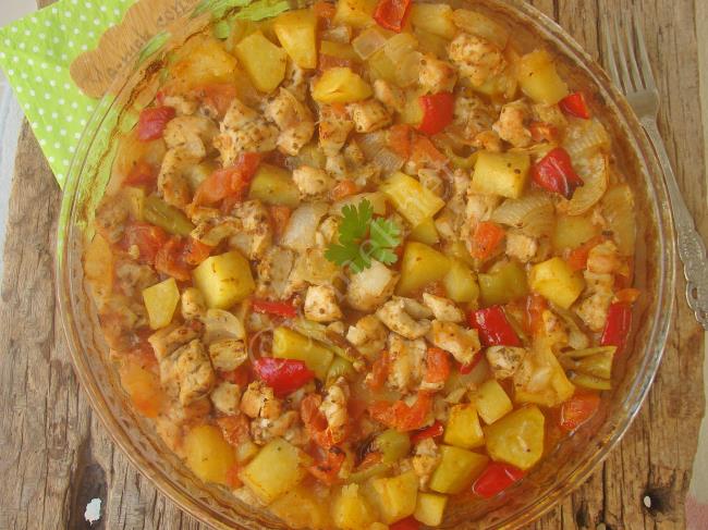 Firinda Sebzeli Tavuk Sote Tarifi Nasil Yapilir Resimli Yemek Tarifleri Firinda Sebzeli Tavuk Sote Tarifi Nasil Yapilir Resimli Yemek Tarifleri