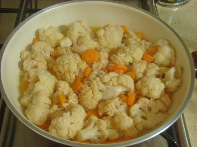 Portakallı Karnabahar Yemeği - Yapılışı (6/8) 