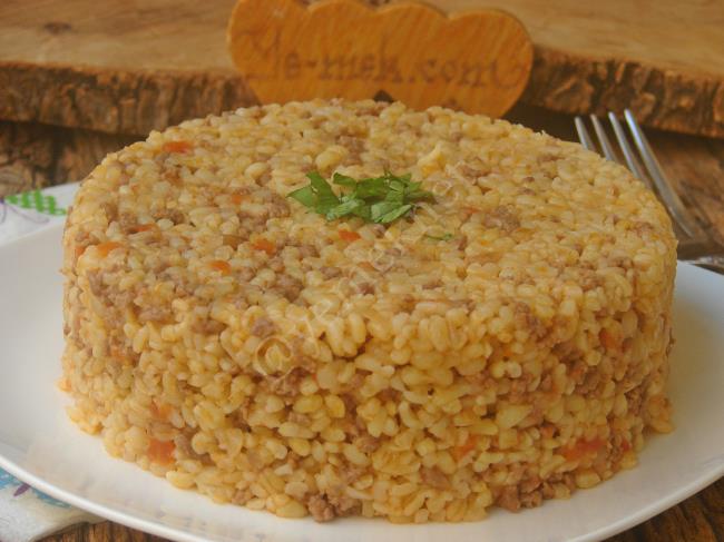 Kıymalı Bulgur Pilavı - Yapılışı (10/12) 