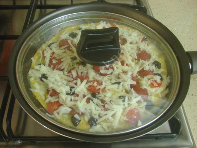 Patates Pizzası - Yapılışı (9/12) 