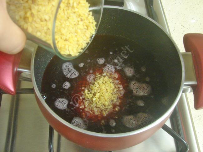 Şalgamlı Bulgur Salatası - Yapılışı (2/8) 
