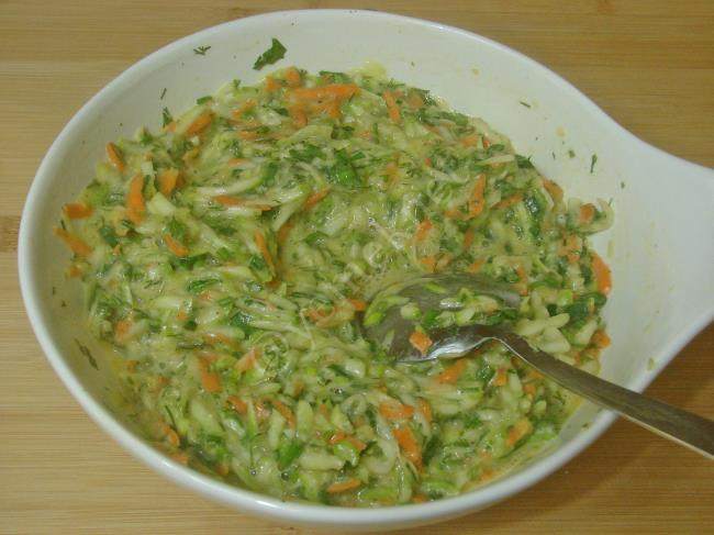 Havuçlu Kabak Mücver - Yapılışı (7/12) 