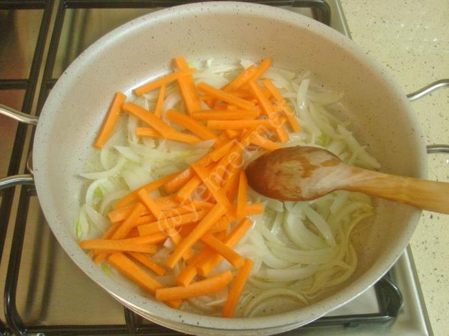 Sebzeli Mantar Sote - Yapılışı (4/12) 