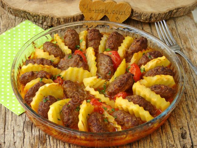 Köfteli Patates Dizmesi - Yapılışı (14/16) 