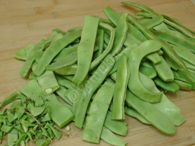 Mısır Unlu Taze Fasulye Kızartması - Yapılışı (2/12) 