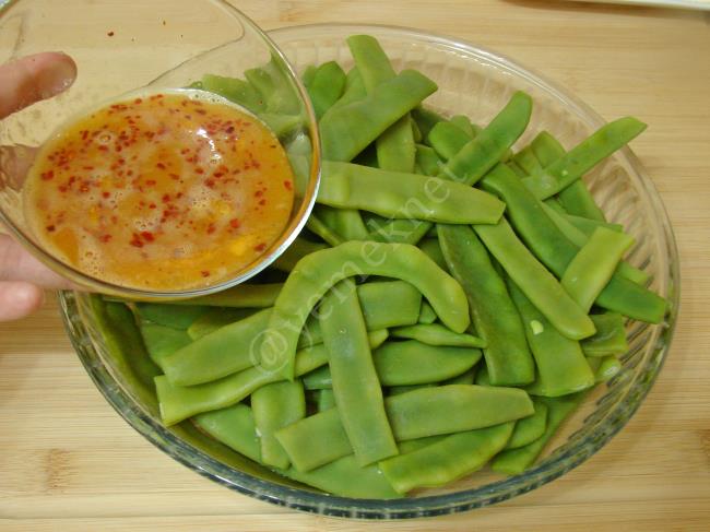 Mısır Unlu Taze Fasulye Kızartması - Yapılışı (5/12) 