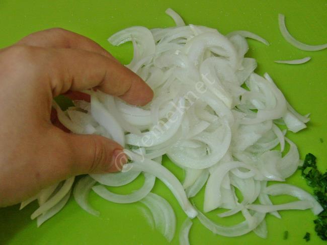 Tablacı Salatası - Yapılışı (4/12) 