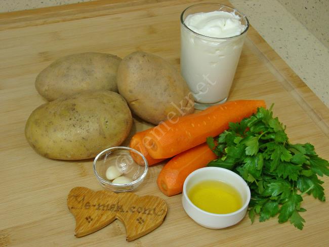 Havuçlu Patates Mezesi - Yapılışı (1/8) 