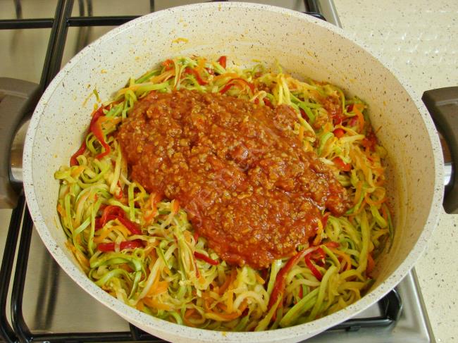 Sebze Spagetti - Yapılışı (11/16) 