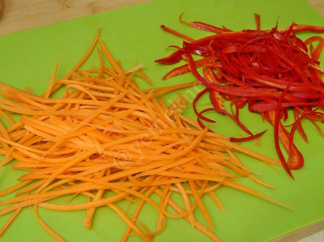 Sebze Spagetti - Yapılışı (3/16) 