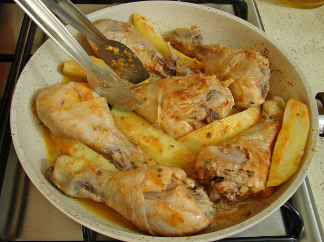 Tavada Tavuk Baget - Yapılışı (9/12) 