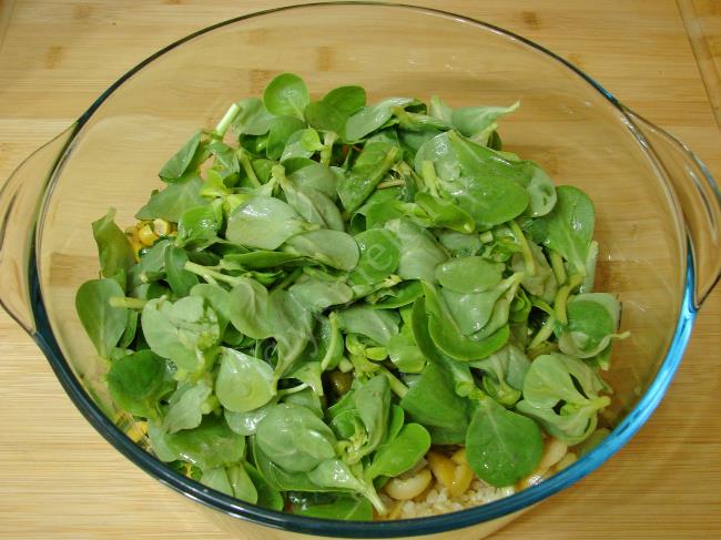 Bulgurlu Semizotu Salatası - Yapılışı (8/12) 