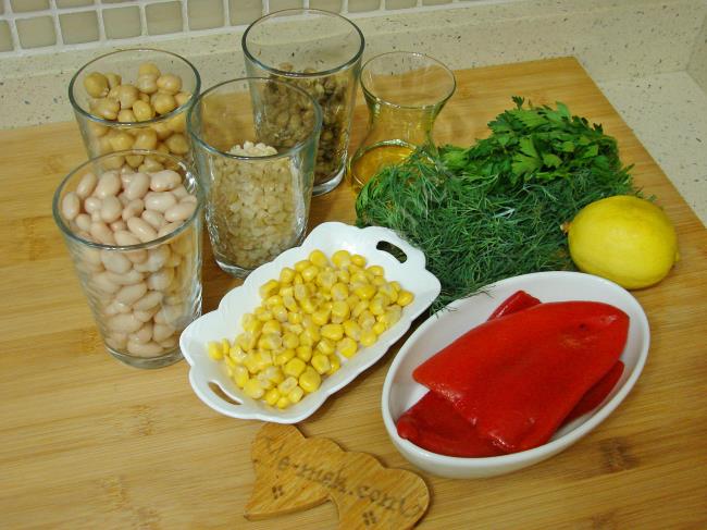 Bakliyat Salatası - Yapılışı (1/8) 