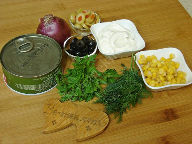 Ton Balıklı Meze - Yapılışı (1/8) 